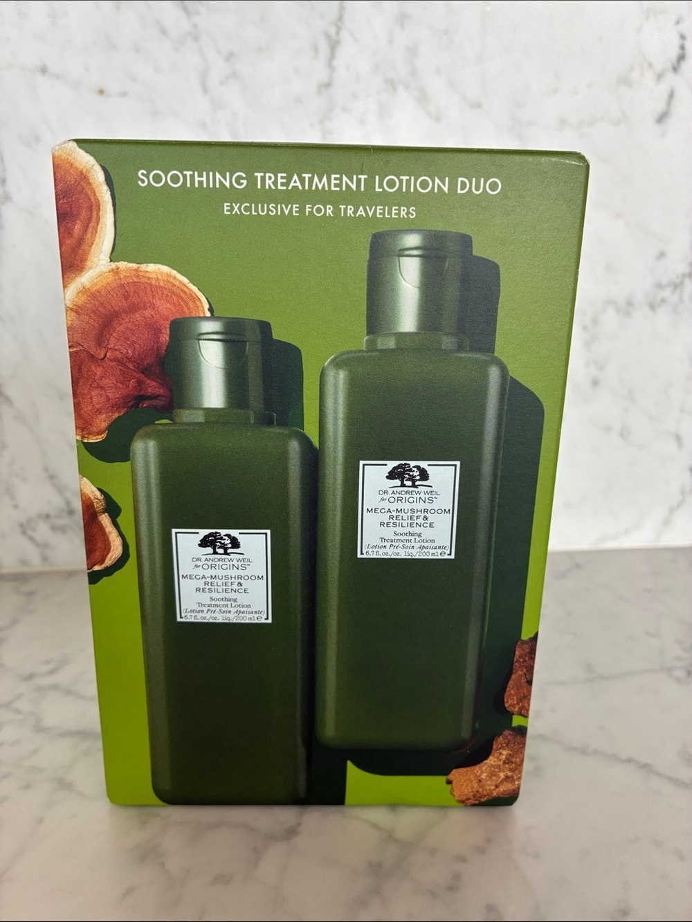 Origins Mega-Mushroom Soothing Treatment Lotion Duo - Green